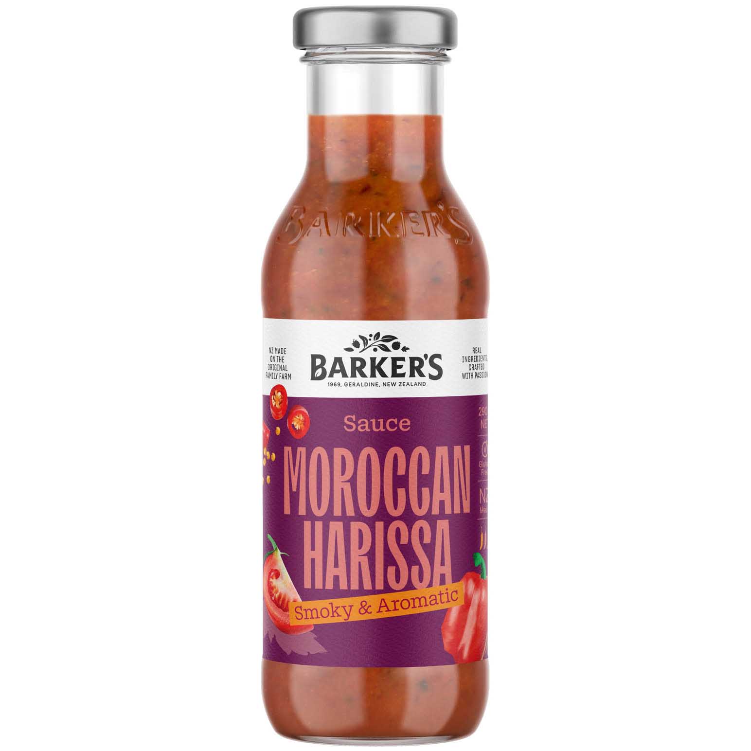 Barker's Moroccan Harissa Sauce 290g