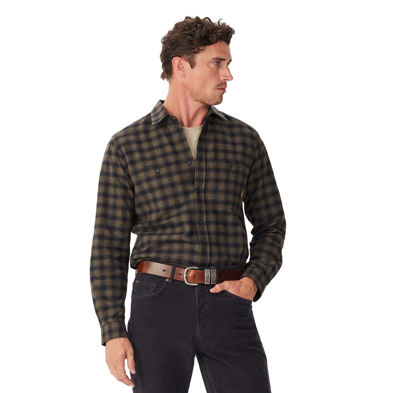 R.M. Williams Coen Brushed Check Shirt