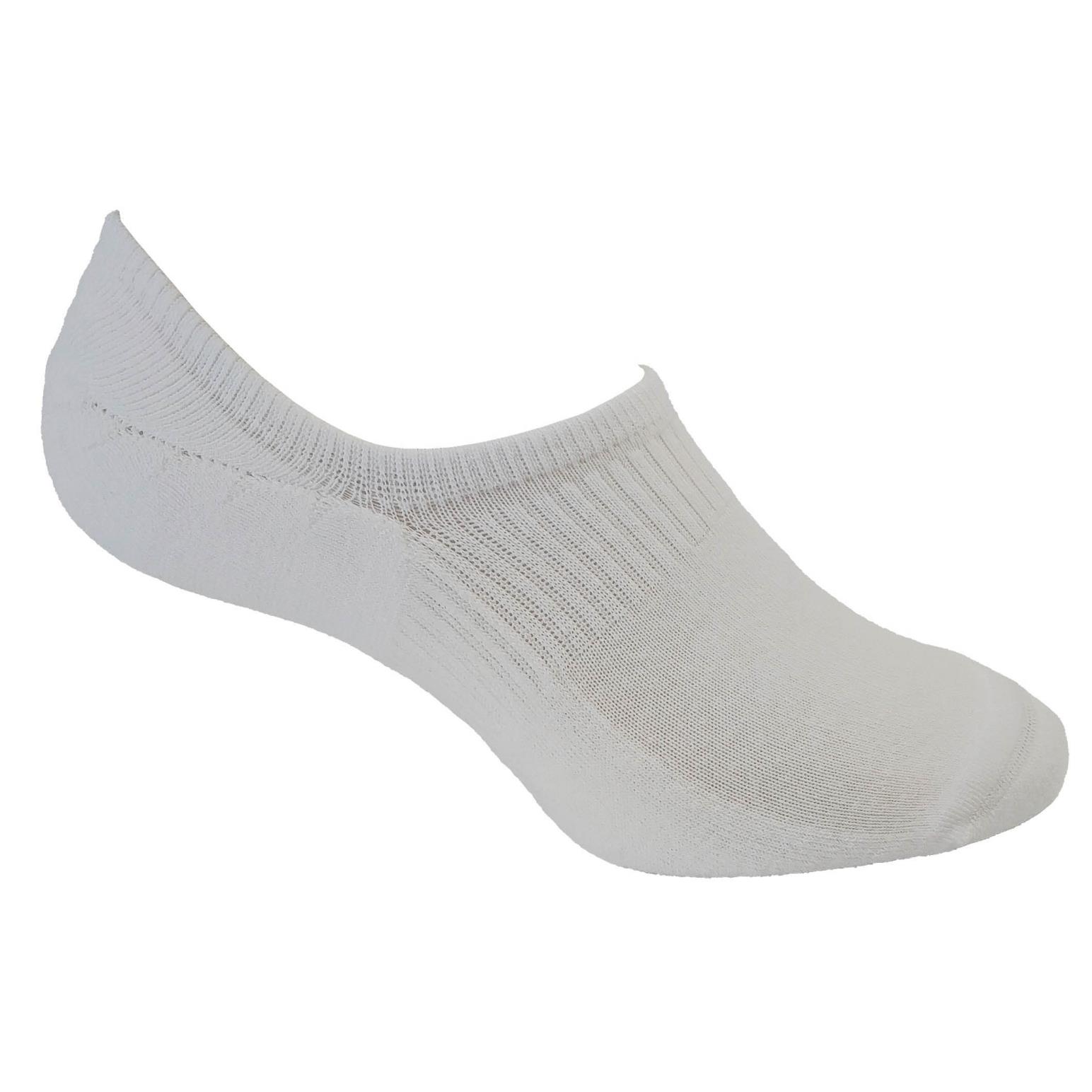 DS Socks Mens Cotton Coolmax Invisible Liner Socks - 2 Pack