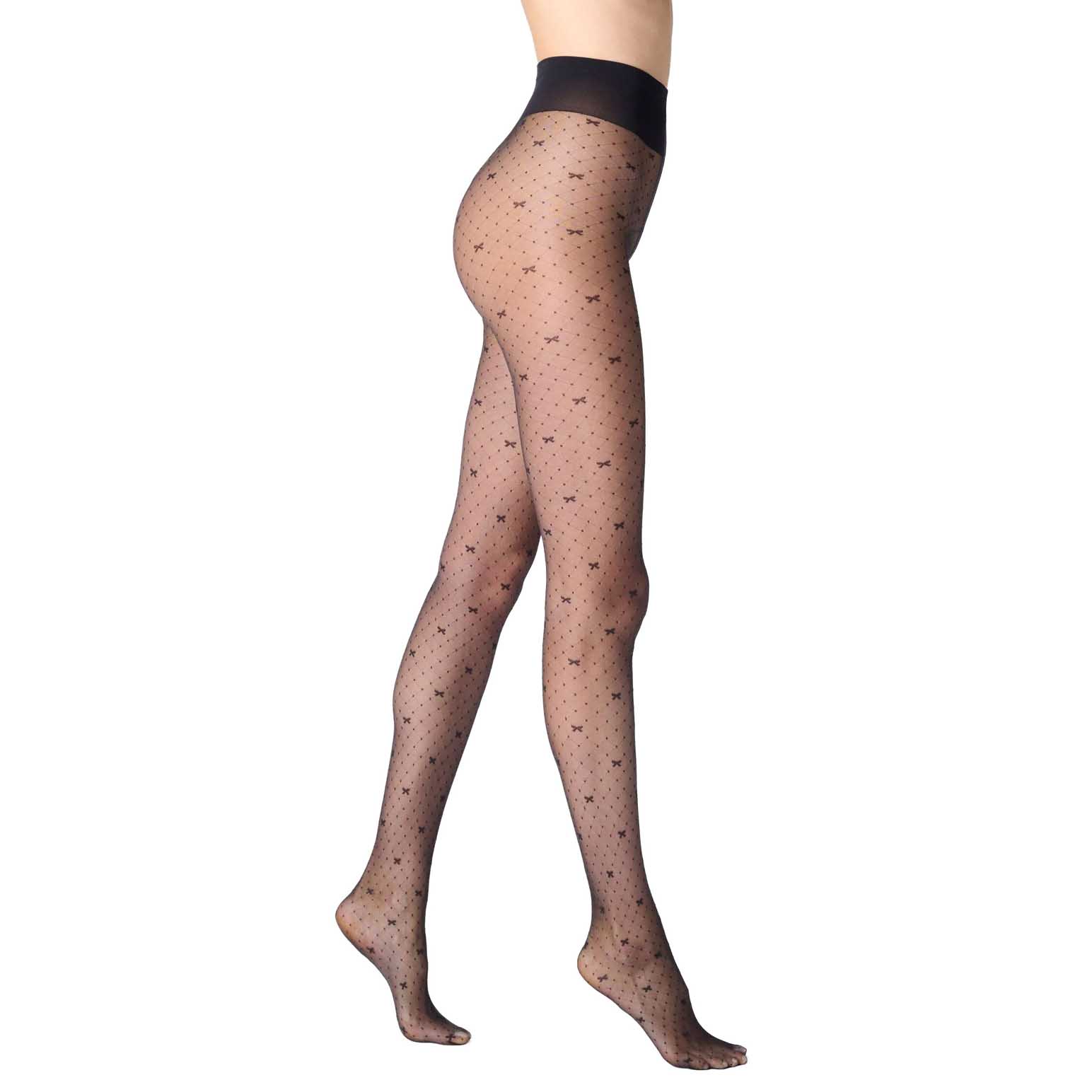 Orobl&ugrave; Graceful Micro Pattern Sheer Tights