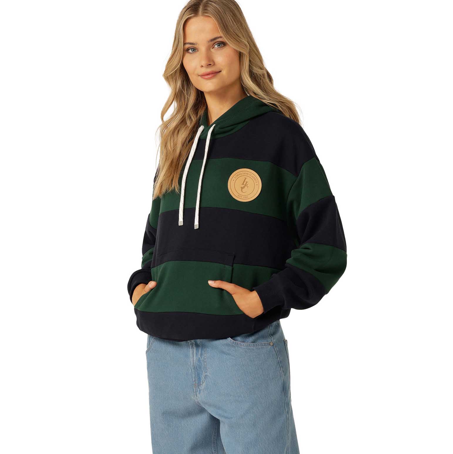 Lorna Jane Heritage Rugby Polo Hoodie