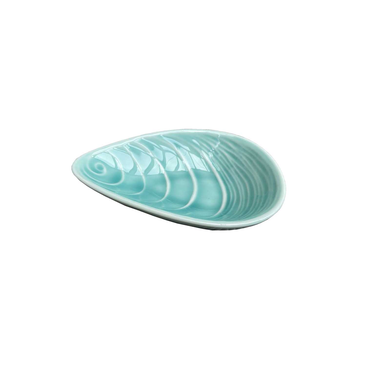 Jo Luping Mussel Aqua Porcelain Bowl 8cm