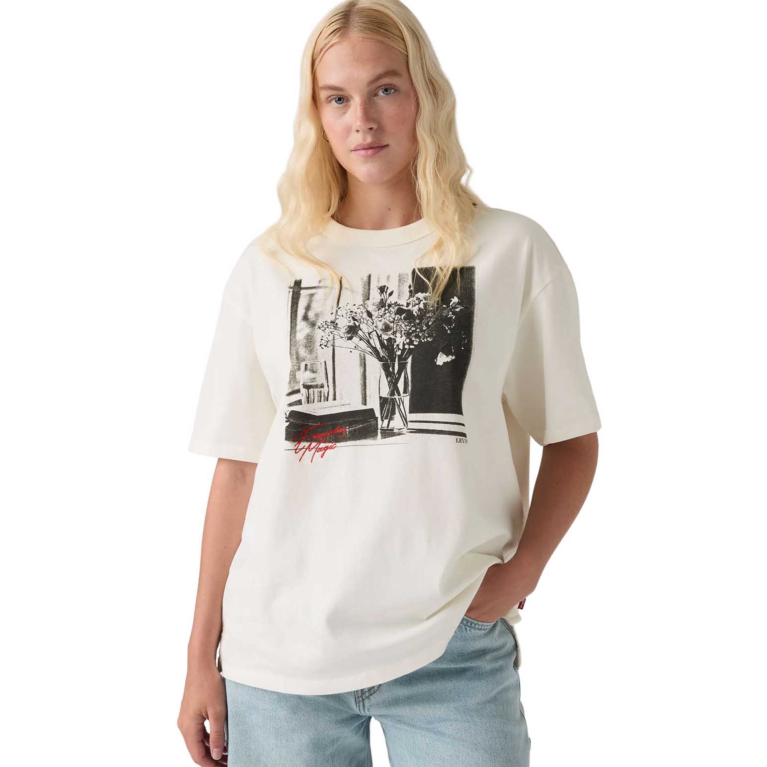 Levi's Gr Tabor Tee Moody Vase Egret