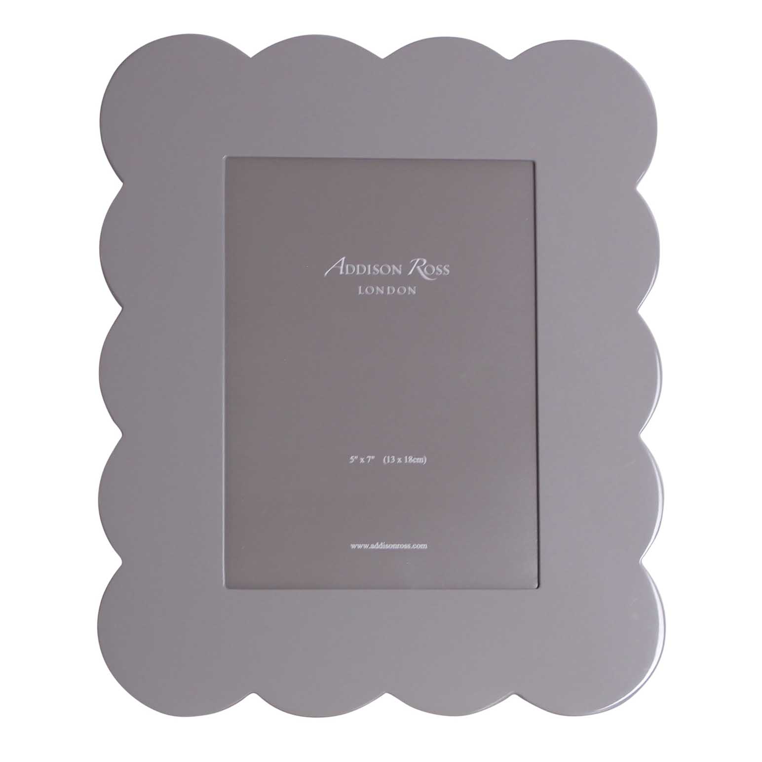 Addison Ross White Lacquer Scallop Frame 5x7