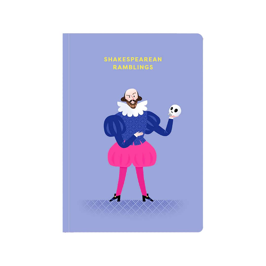 Oh Deer Shakespeare A5 Soft Cover Notebook