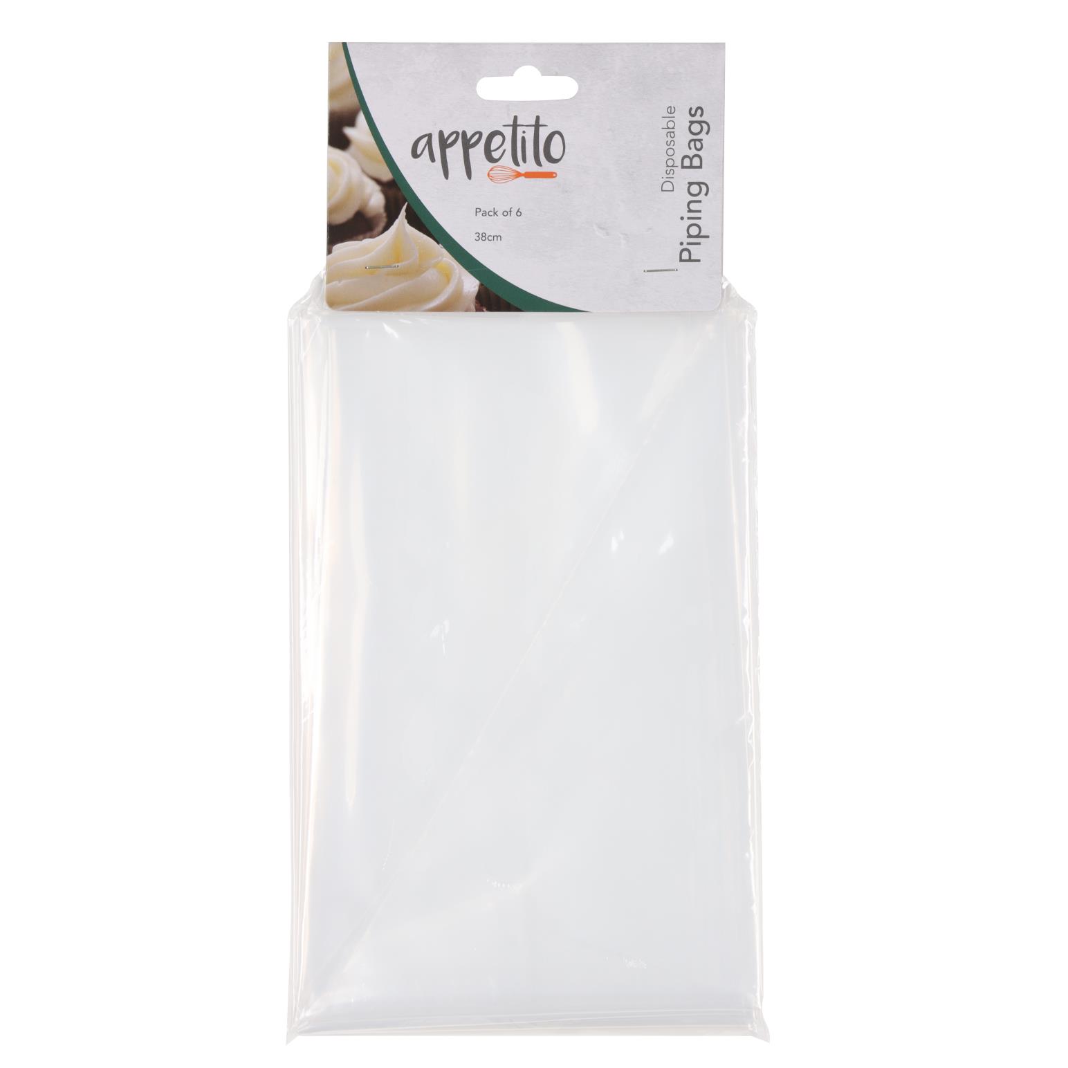 Disposable Piping Bags 38cm Pk6
