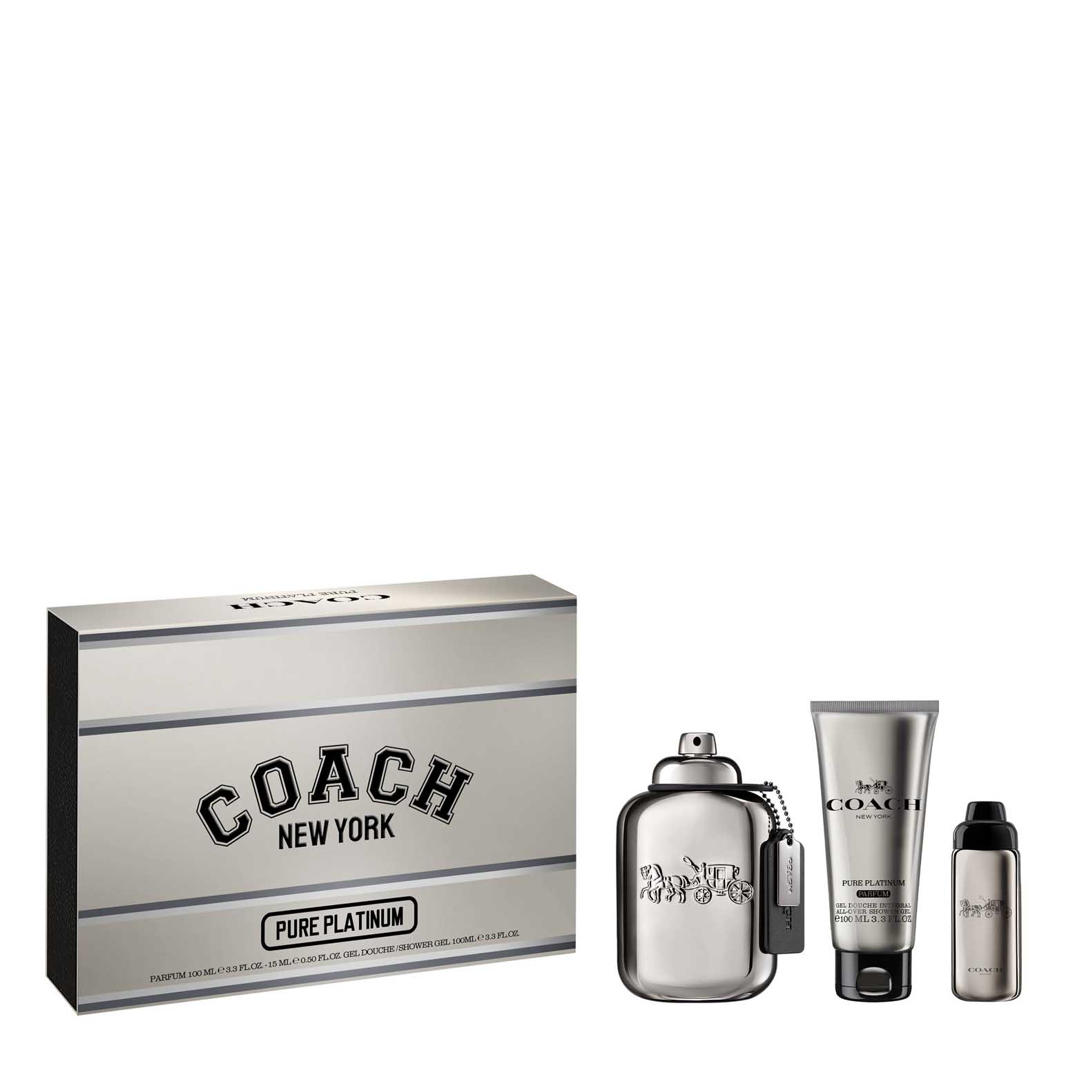 Coach Pure Platinum Parfum 100ml Set