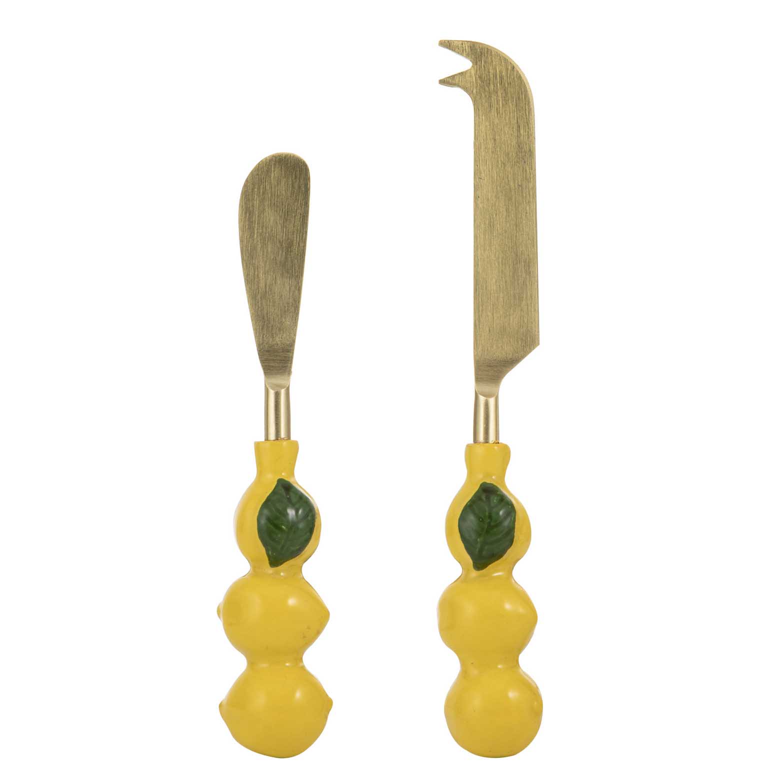 Ladelle Capri Lemon Assorted Spreader & Cheese Knife