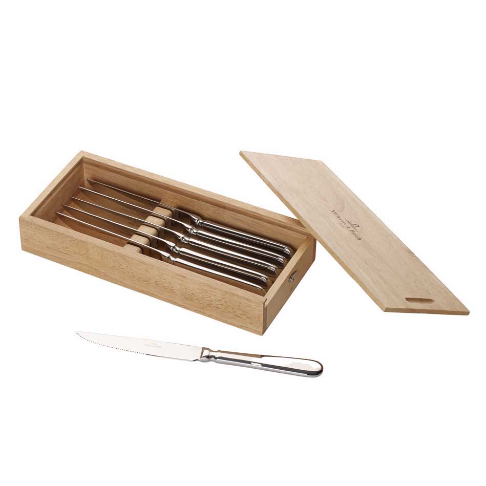 Villeroy & Boch Oscar Pizza & Steak Knife Set, 6Pcs