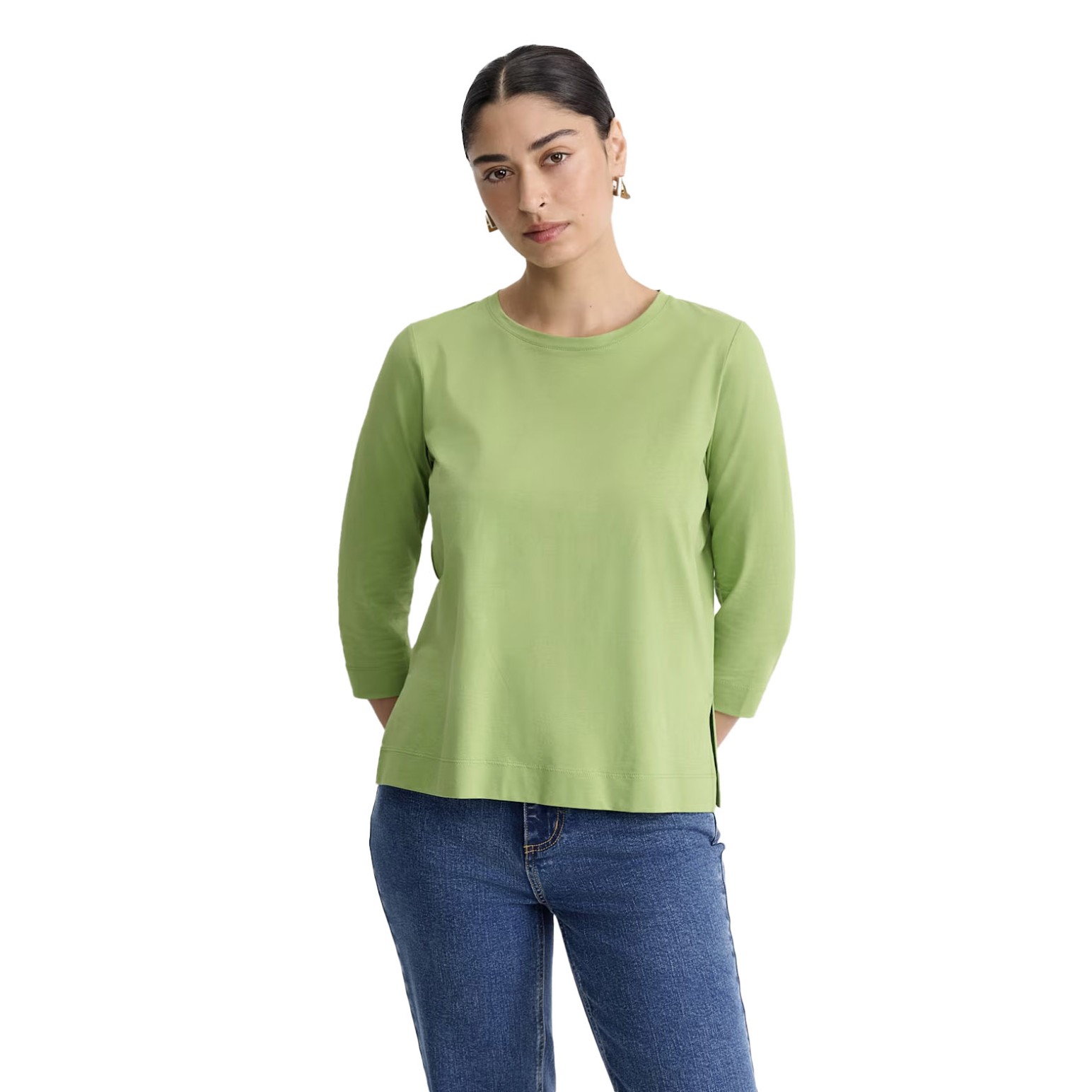 Sportscraft Mercerised Cotton 3/4 Slv Tee