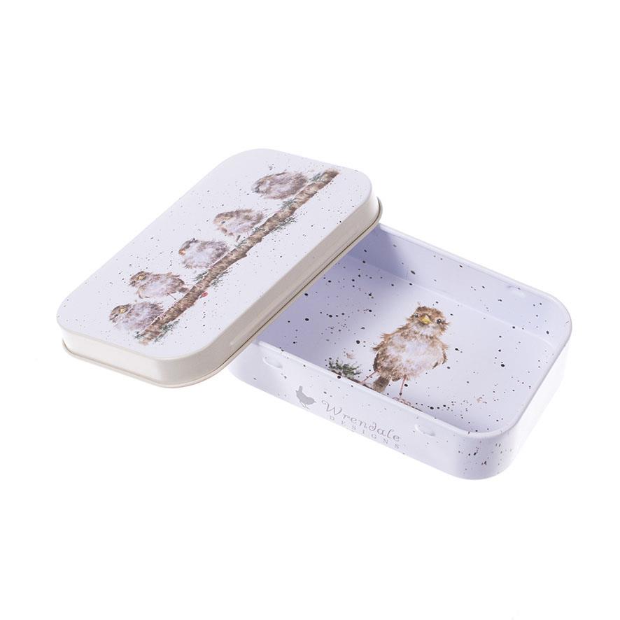 Wrendale Keepsake Gift Tin Chirpy Chaps