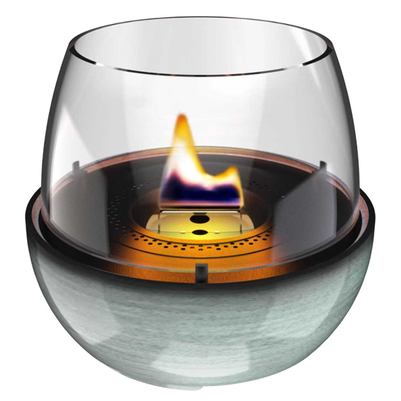 Tenderflame Tulip 18 Candle Reactive Glaze Green