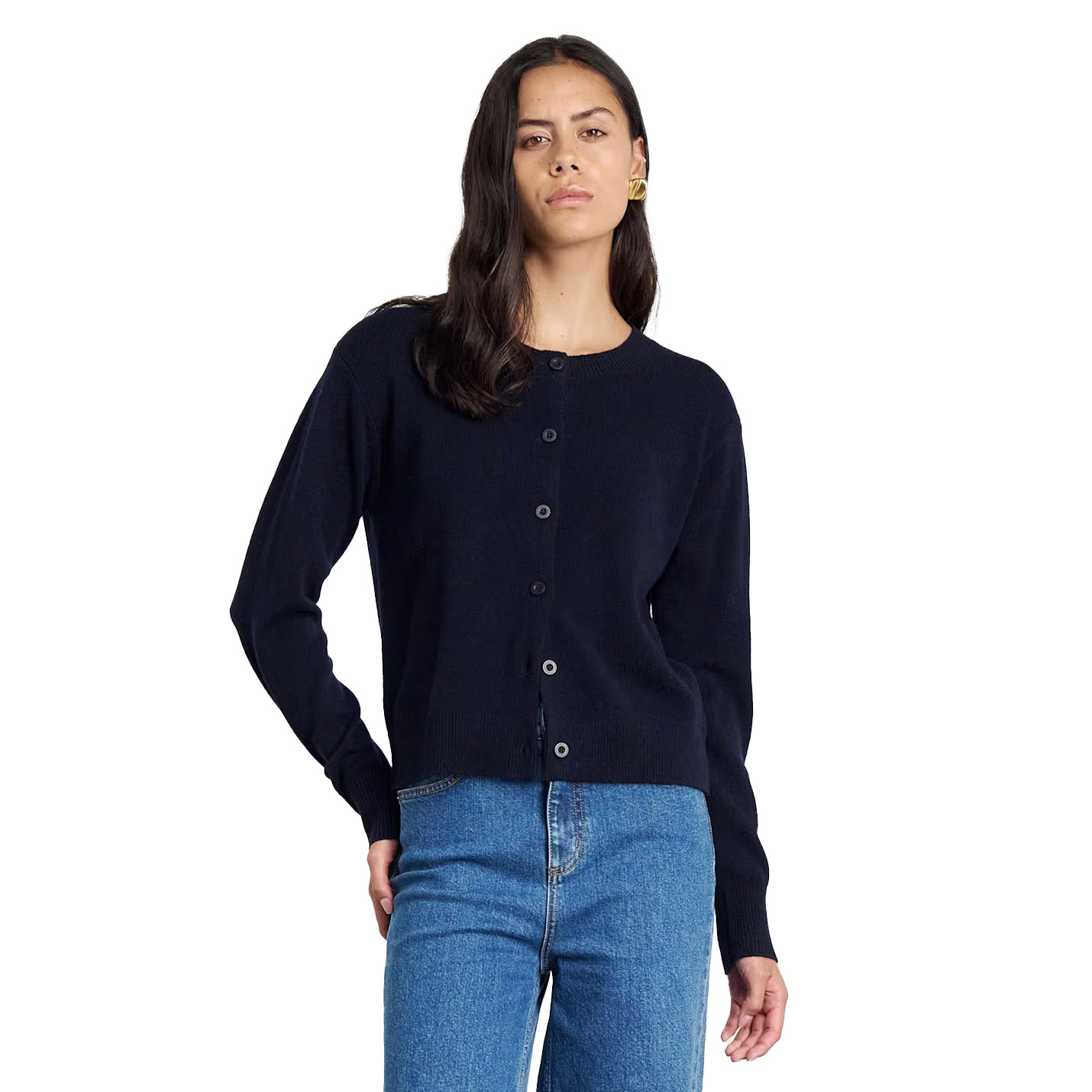 JAG Long Sleeve Wool Cardigan