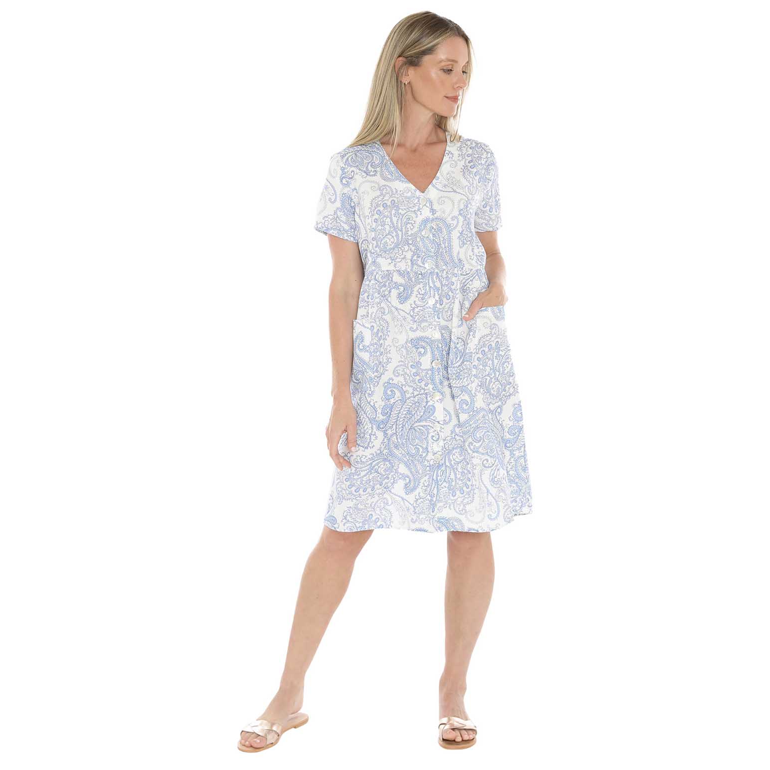 Jump Mykonos Button Dress