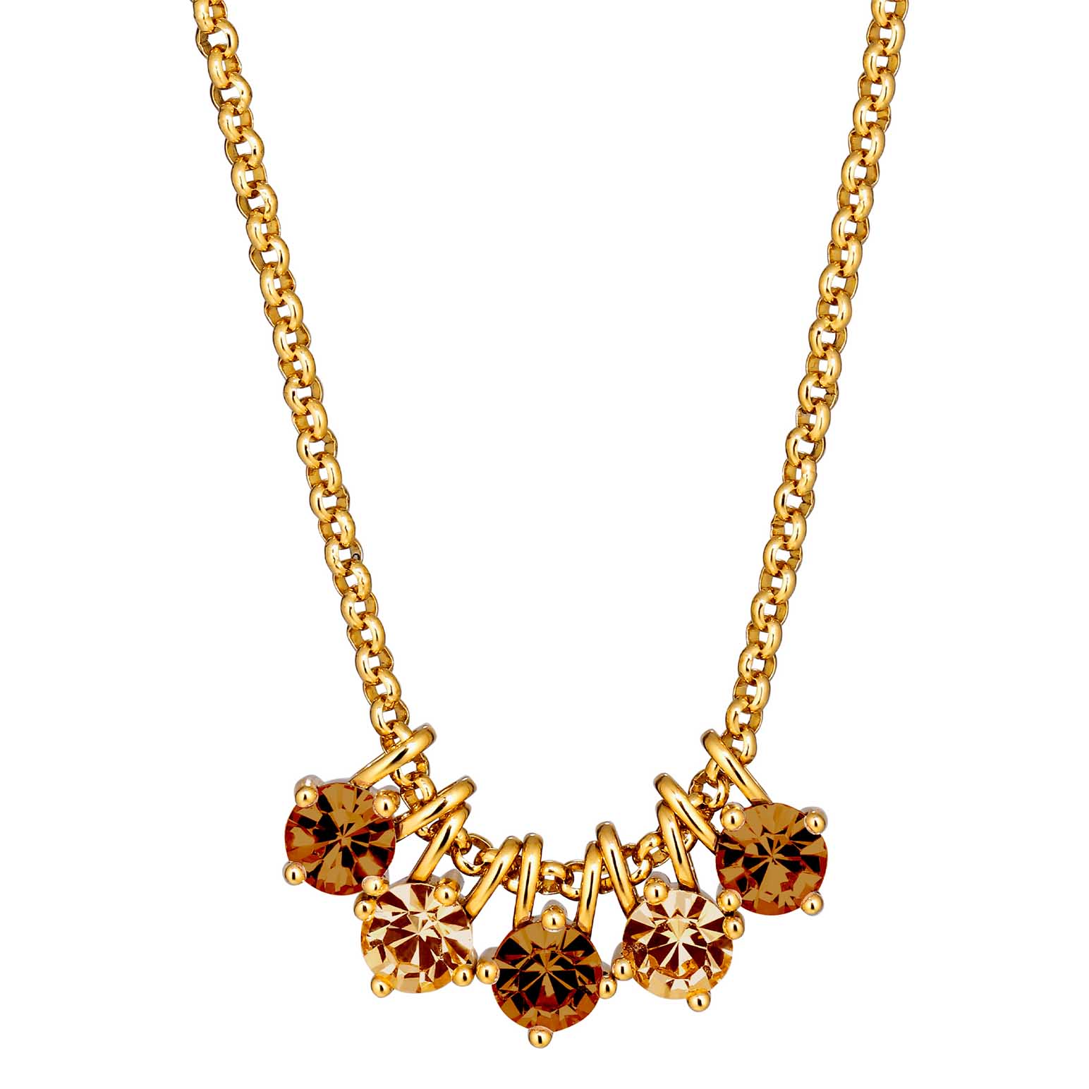 Dyrberg Kern Phila Sg Brown Mix Necklace
