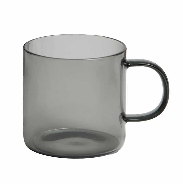 Città Glass Mug Set/4 300ml - Charcoal