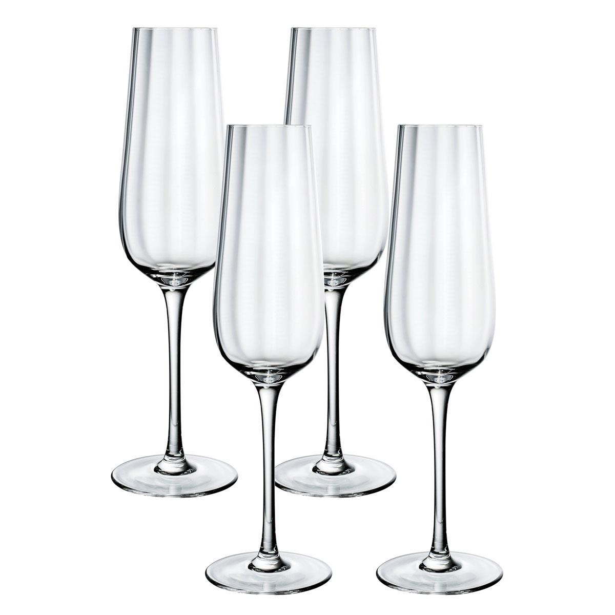 Villeroy & Boch Rose Garden Champagne Flute Set 4Pcs