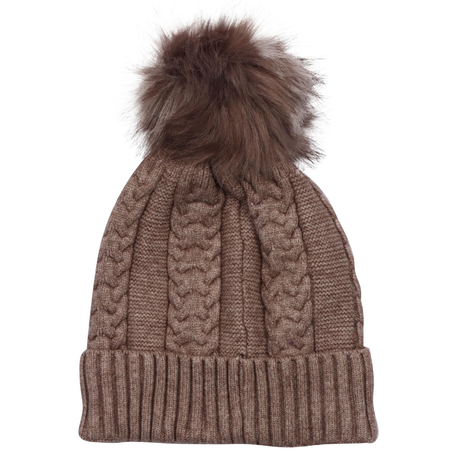 Headstart Cashmere Cable Beanie Lined