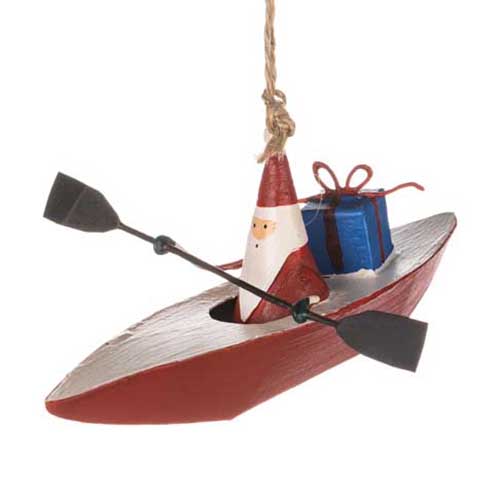 Shoeless Joe Kayak Santa