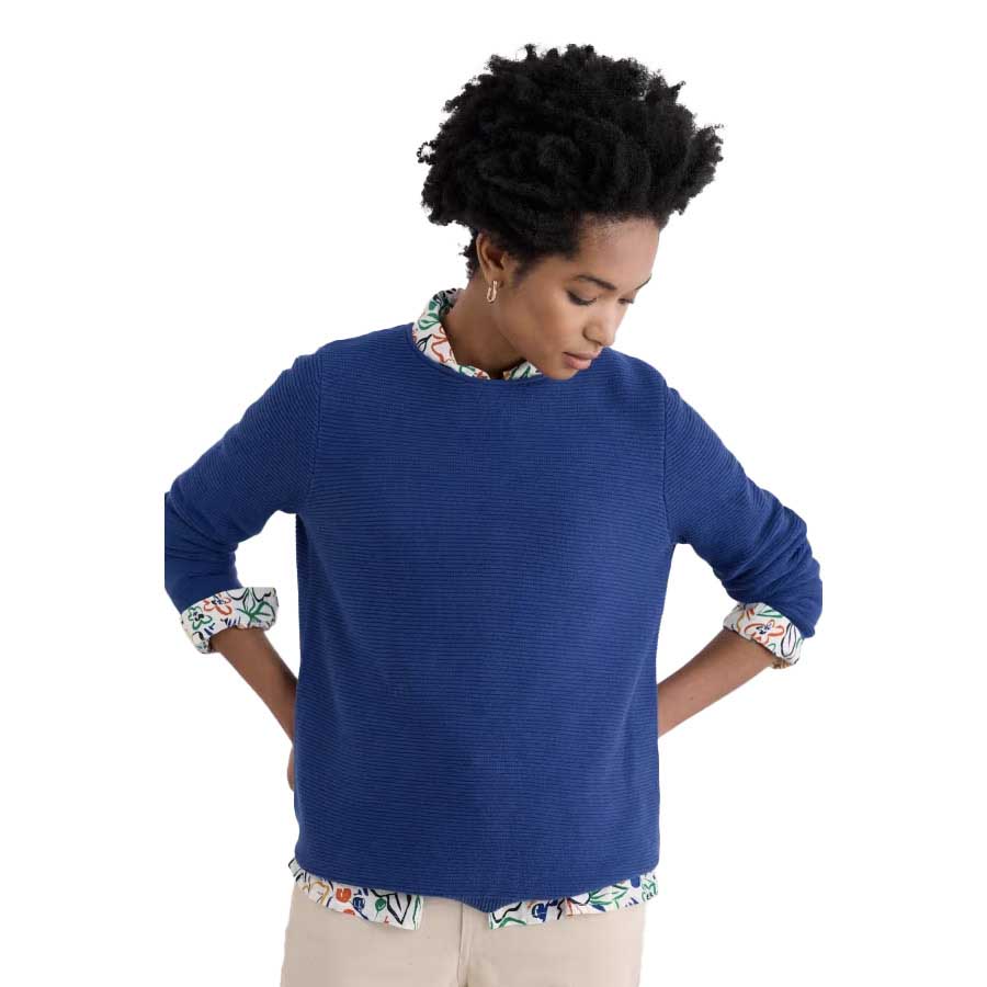 Seasalt Cornwall Makers Jumper Washed Marine