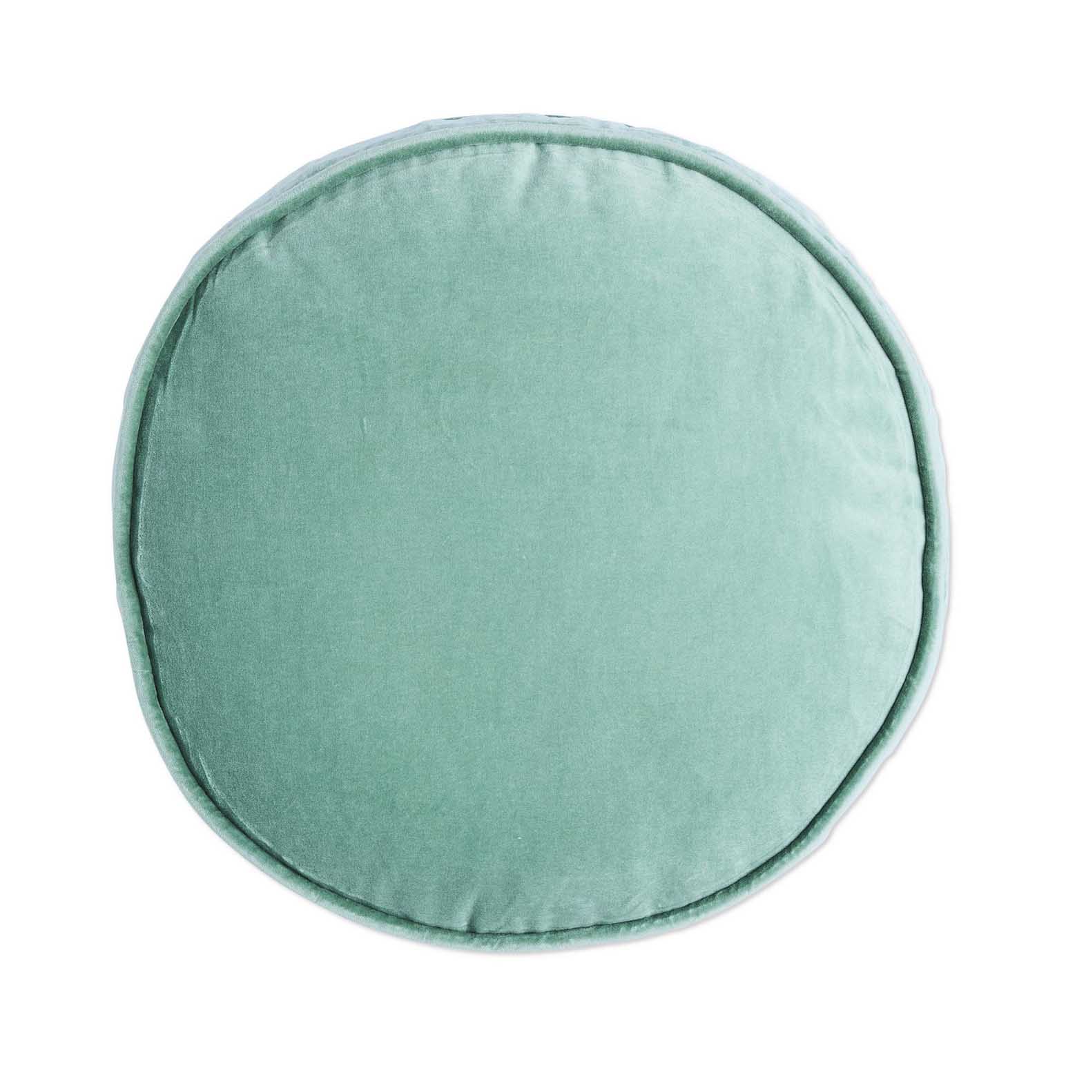 Kip&Co Pistachio Velvet Pea Cushion