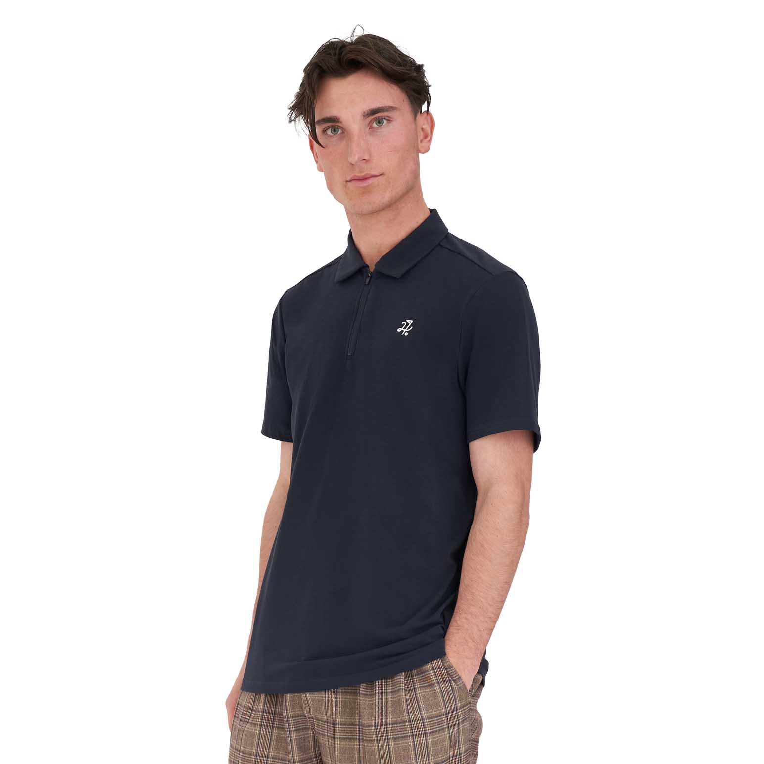 Huffer Golf Tech Zip Polo