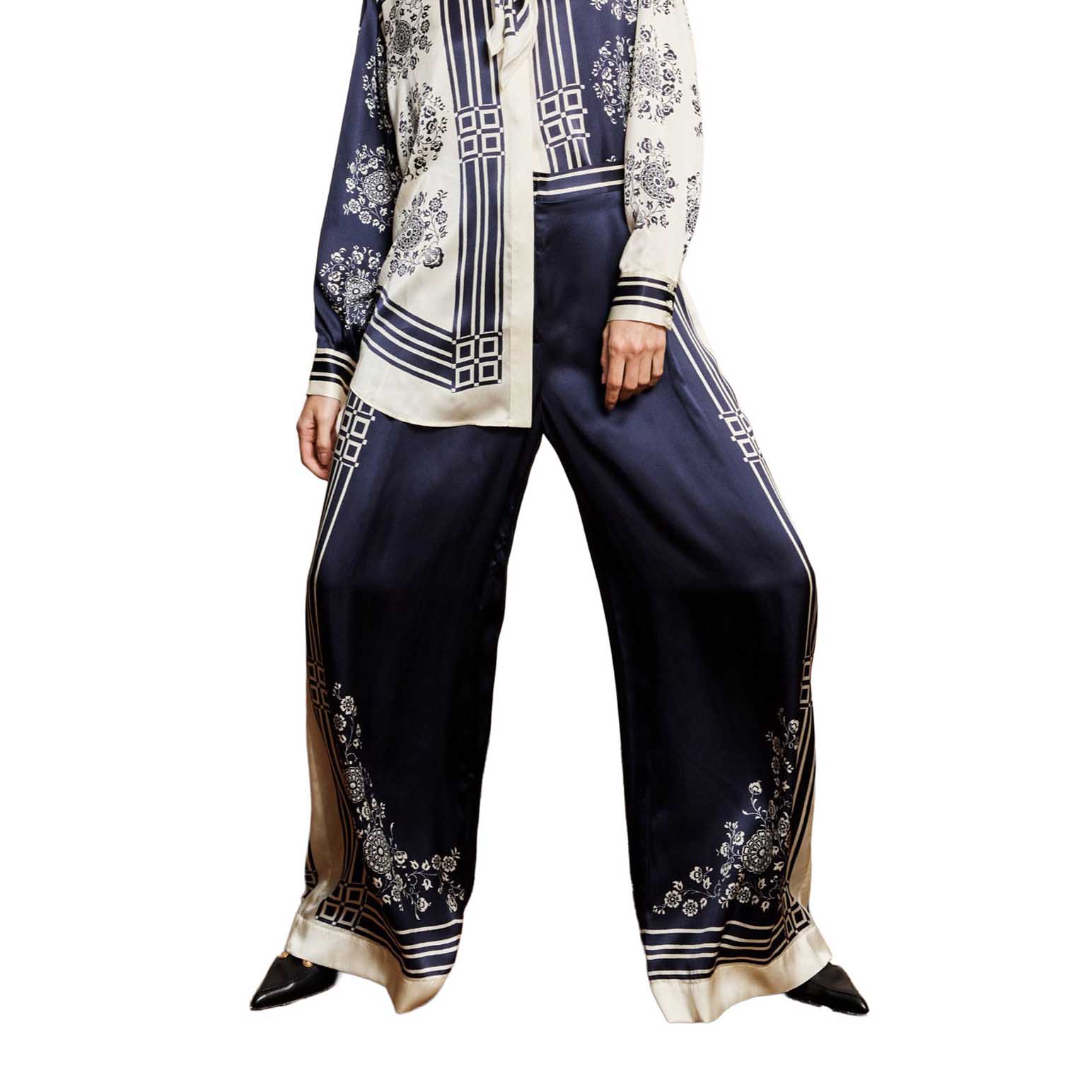 AL&Eacute;MAIS Banderra Silk Pant