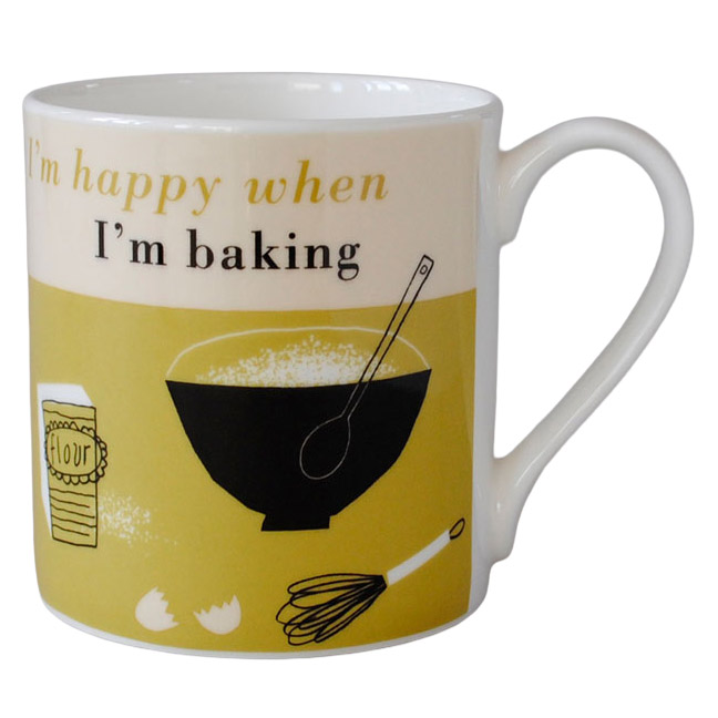 repeat repeat Happiness Baking Mug Olive