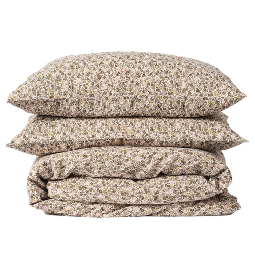 Città Wildflower Linen Duvet Cover Ivy/Multi SK 265x210cm