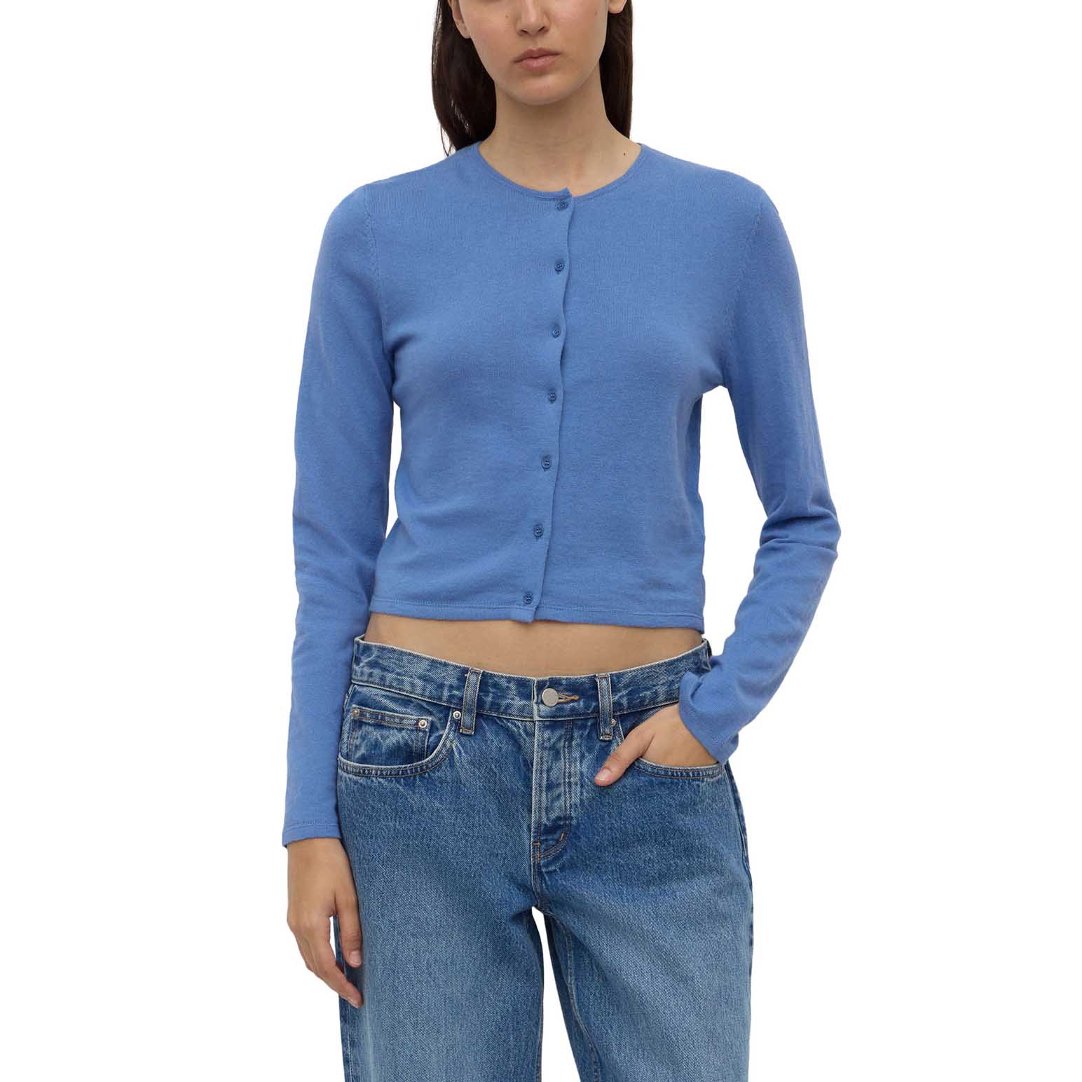 Assembly Label Tilly Cotton Cashmere Cardigan Drift