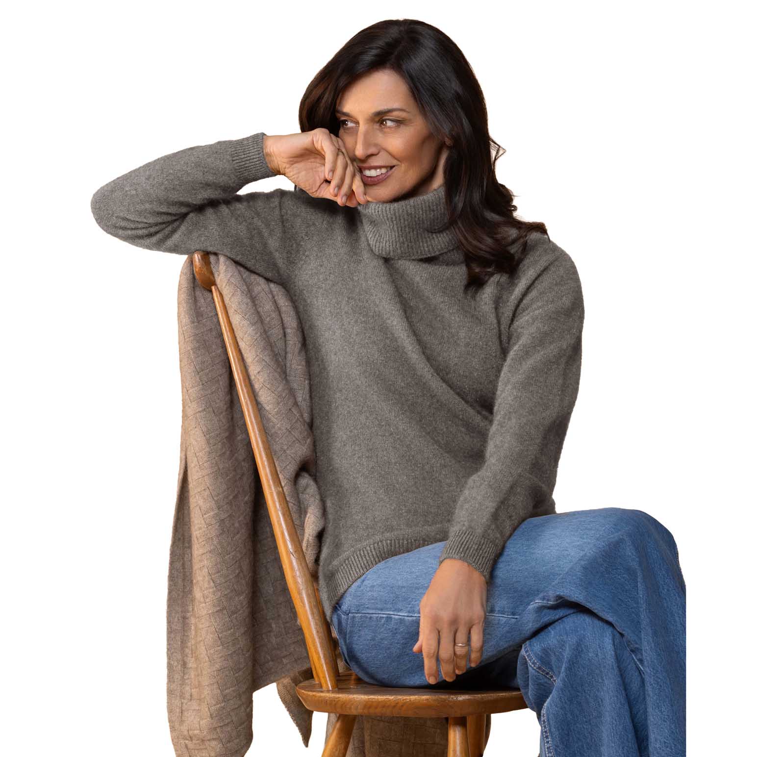 Noble Wilde Polo Neck Sweater