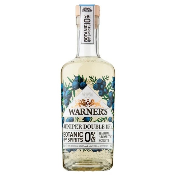 Warner's Juniper Double Dry 0% Alcohol Spirit 500ml