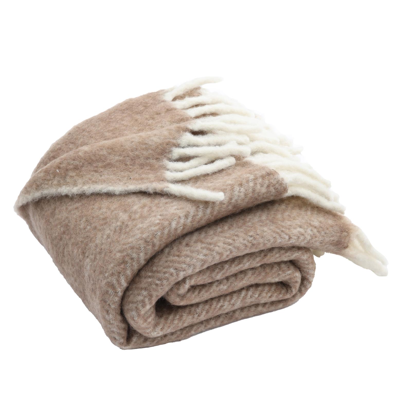 MM Linen NZ Wool Throw 130x200