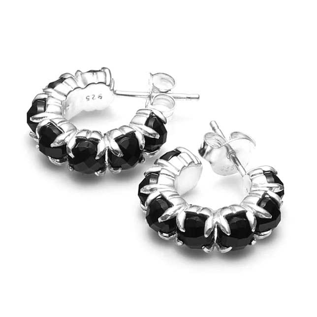 Stolen Girlfriends Club Halo Cluster Earring Onyx