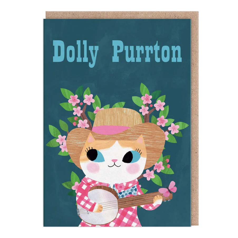 Oh Deer Dolly Purrton Card