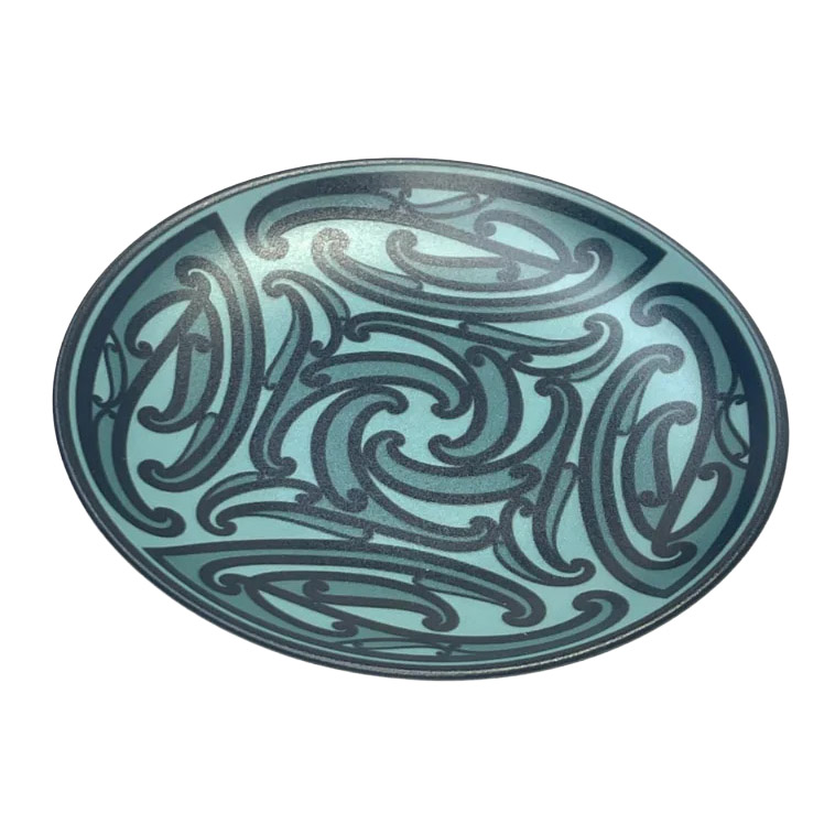 Revolution Aotearoa Ceramic Trinket Dish - Blue