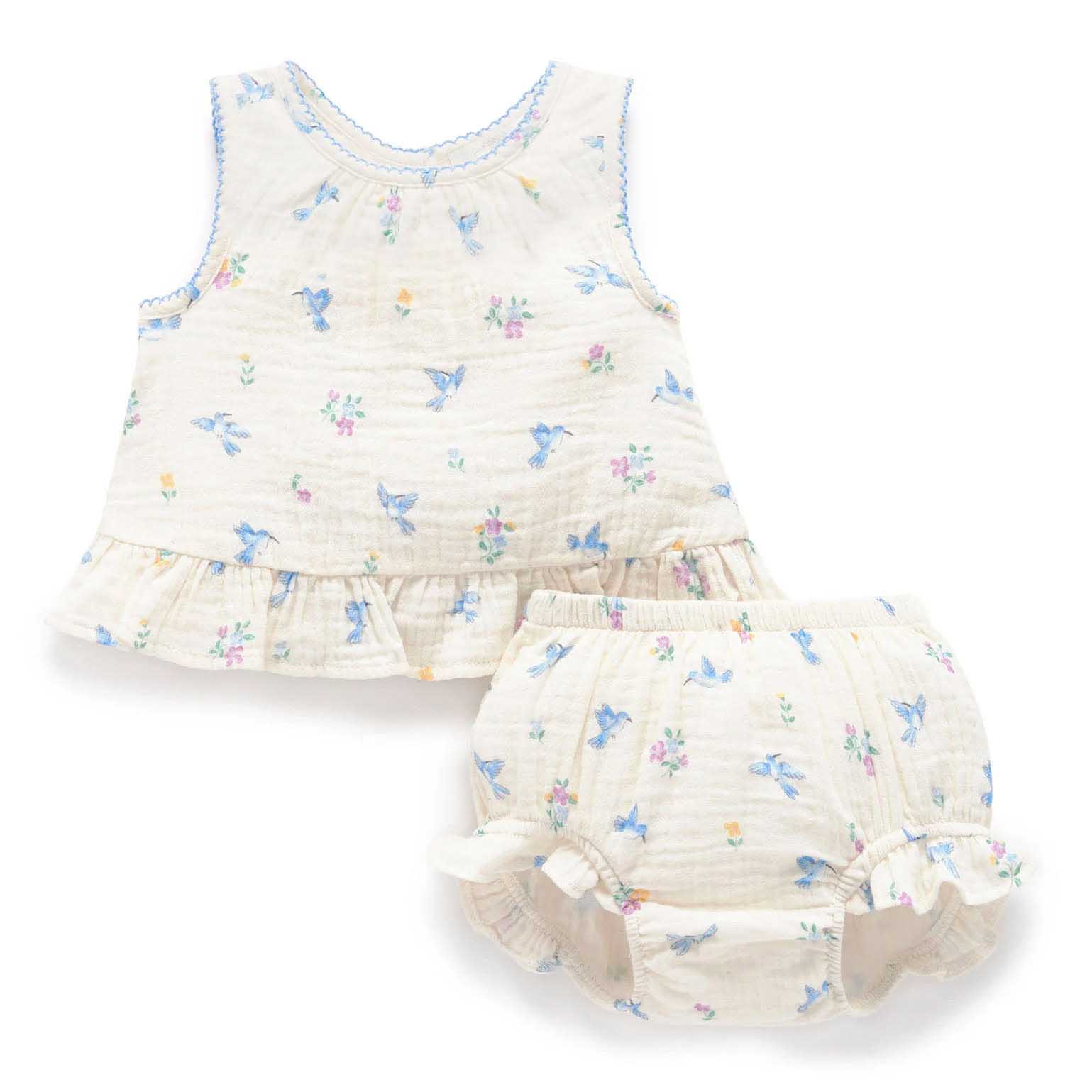 Purebaby Ruffle Set