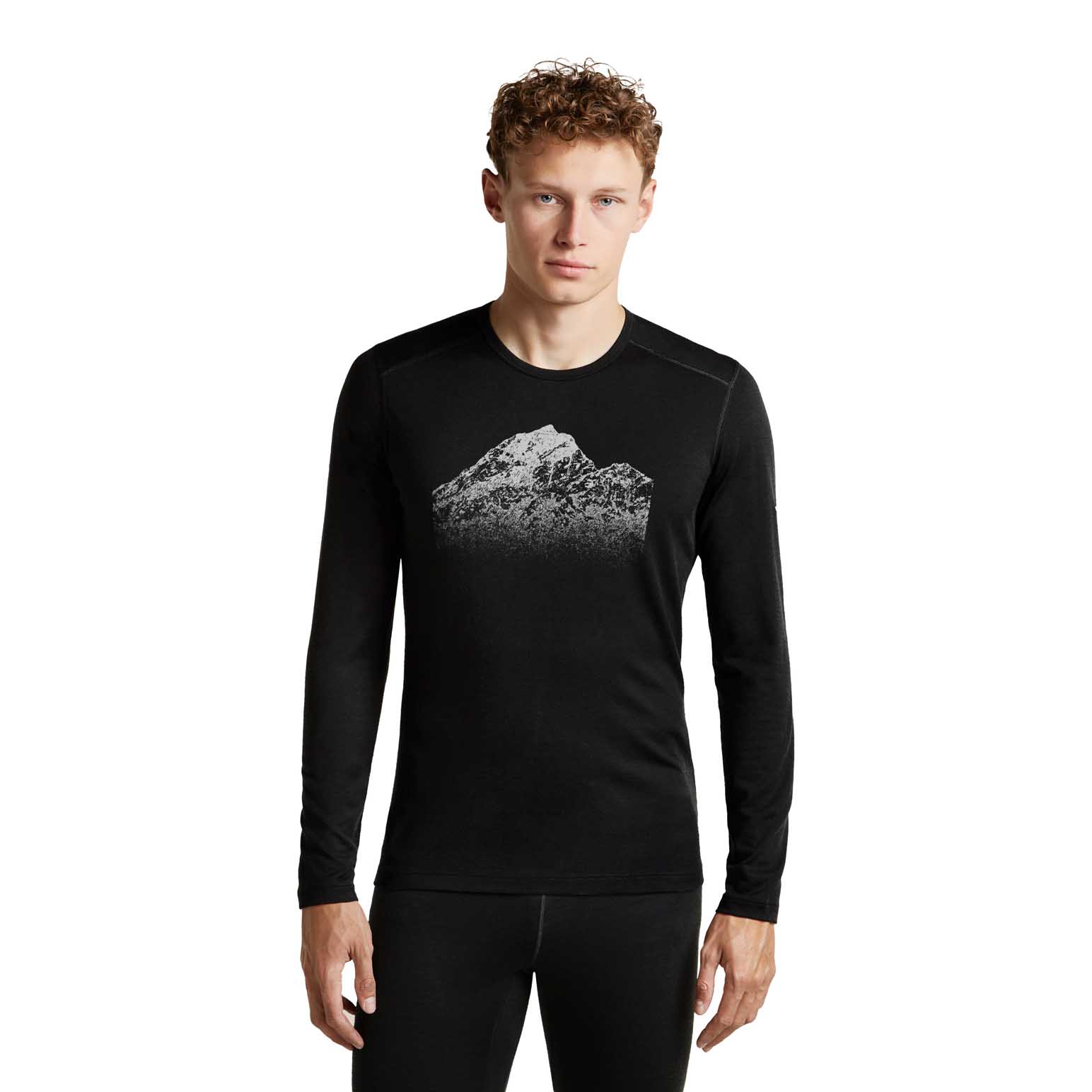 Icebreaker M Merino 200 Oasis LS Crewe Rising Light
