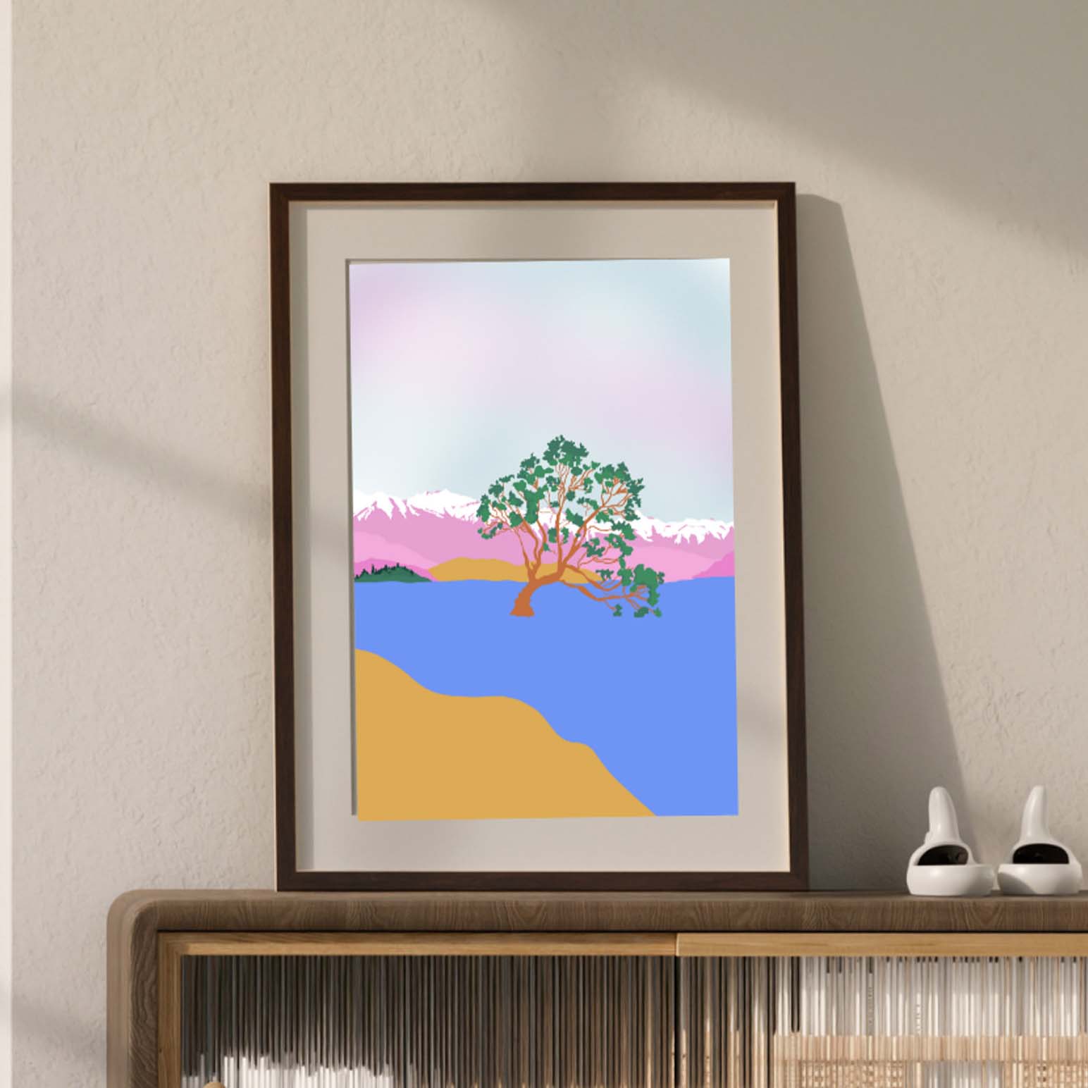 West Moor Design The Wanaka Tree (A4 Unframed Print)