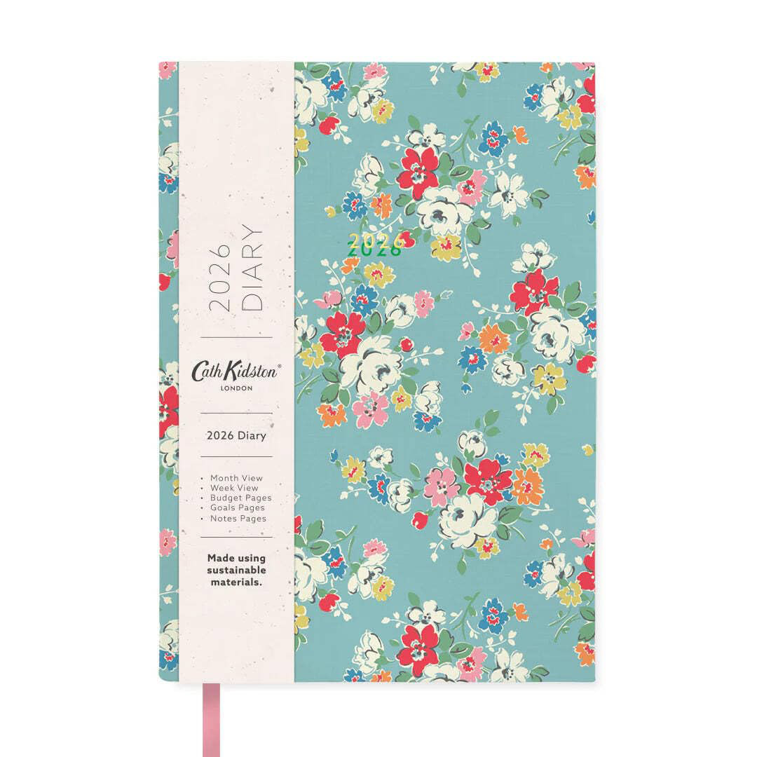 Cath Kidston 2026 Clifton Rose A5 Linen Diary