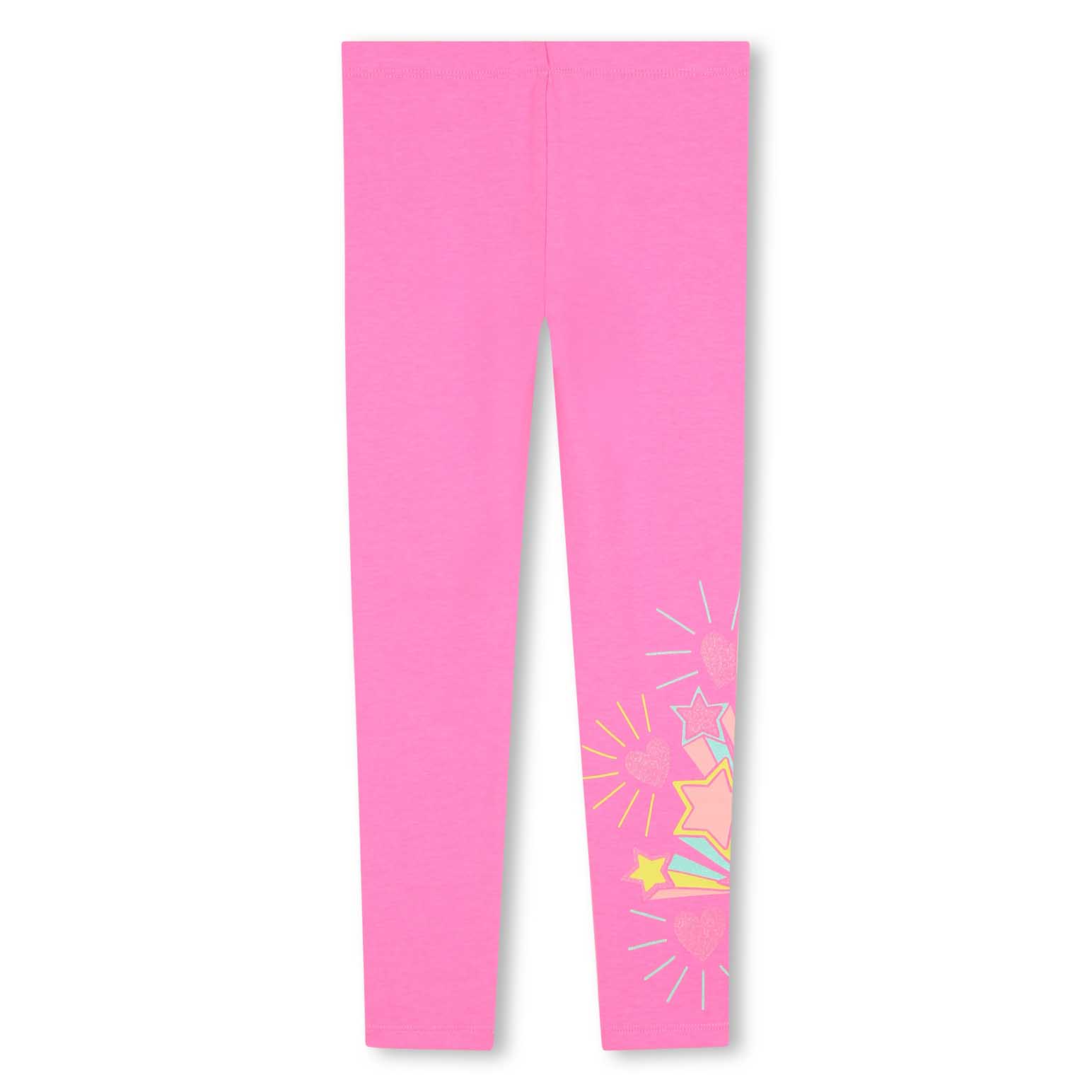 Billieblush Pink Stars & Hearts Leggings 3Y-6Y