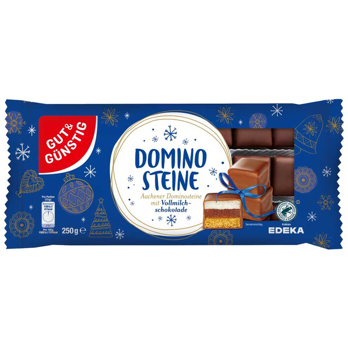 Gut & Gunstig Dominosteine Milk Chocolate 250g
