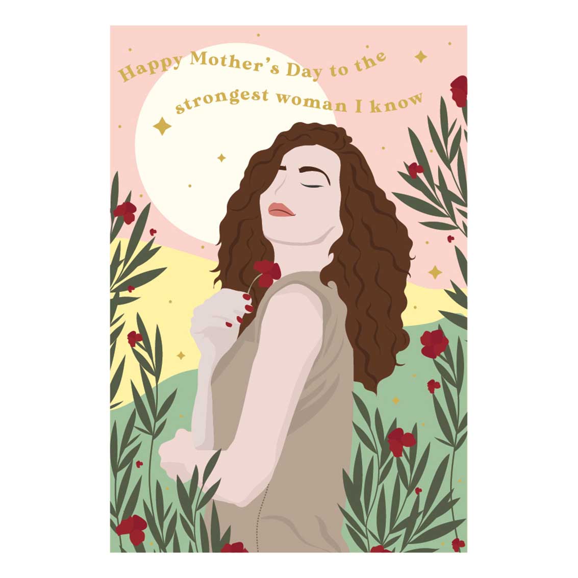 Image Gallery Fierce Fab Strong Woman Mother's Day Card