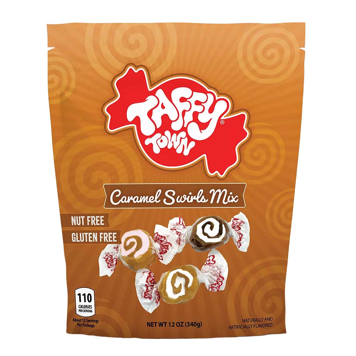 Taffy Town Caramel Swirls Taffy Mix Pouch 340g