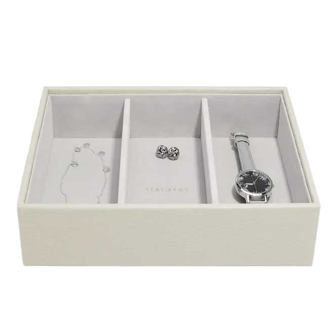 Stackers Classic 3 Deep Compartment Layer - Oatmeal