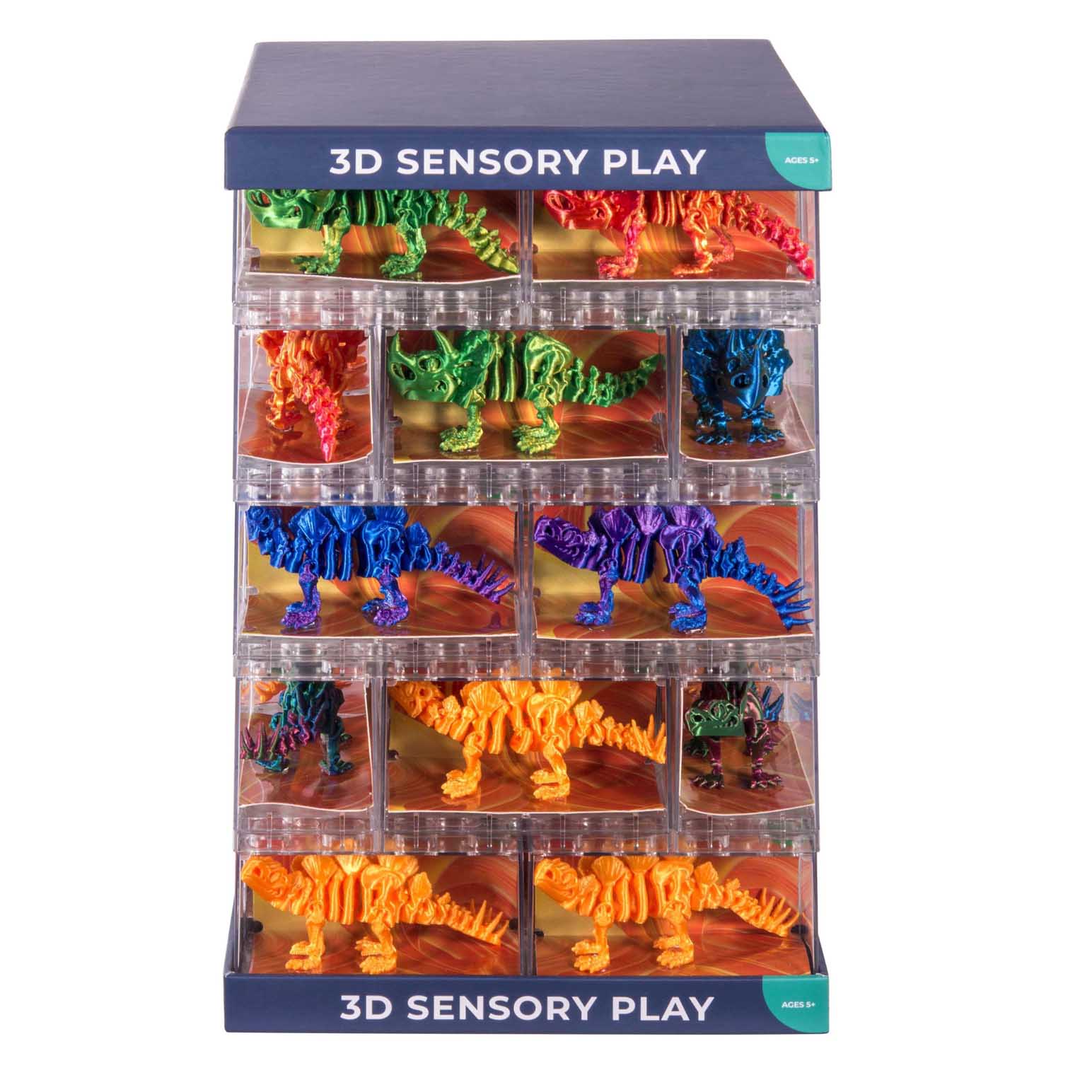 Discovery Zone 3D Sensory Dinosaurs Assorted