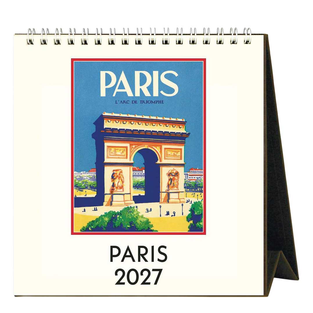 Cavallini Paris Desk Calendar 2027