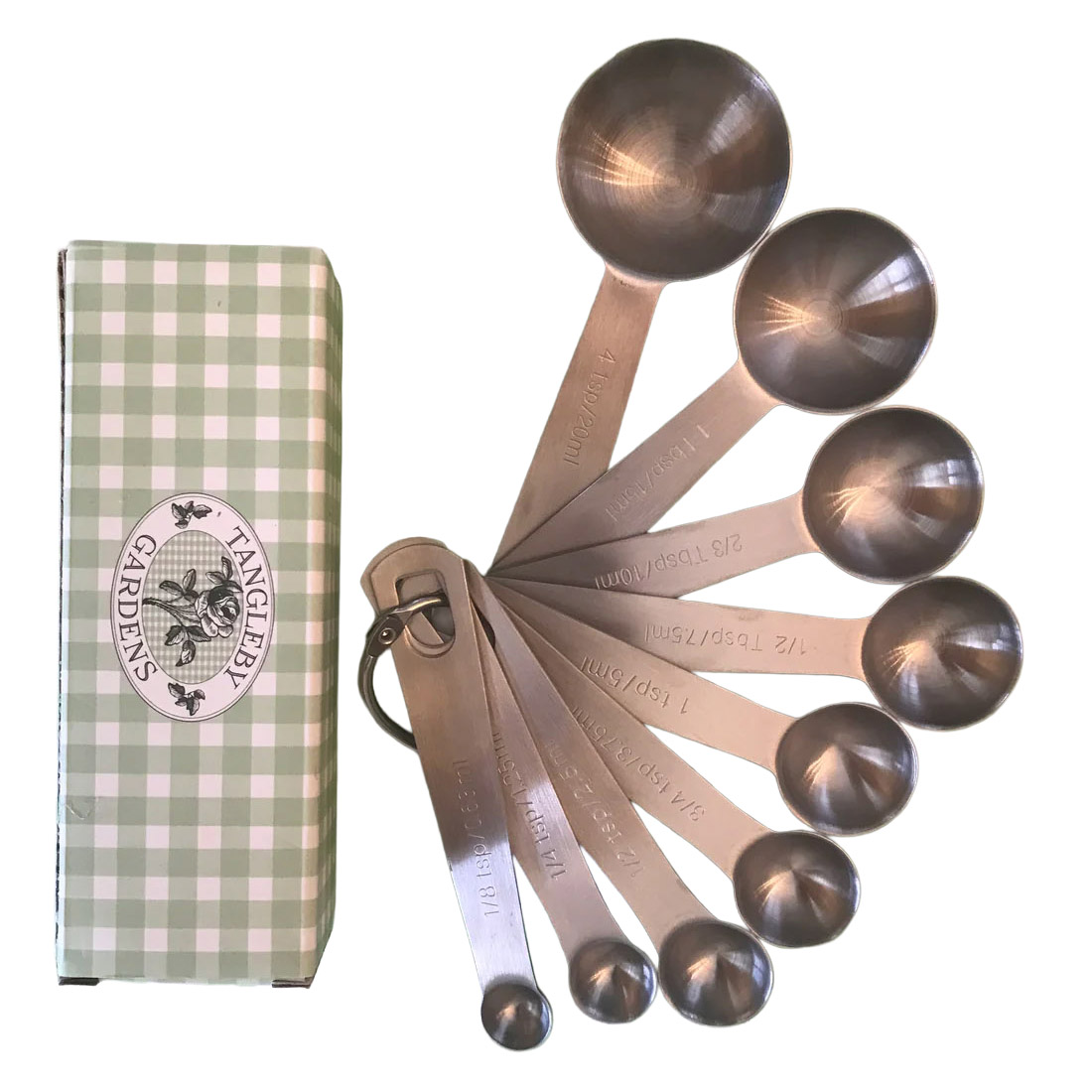 Tangleby Gardens Measuring Spoons Set Of 9