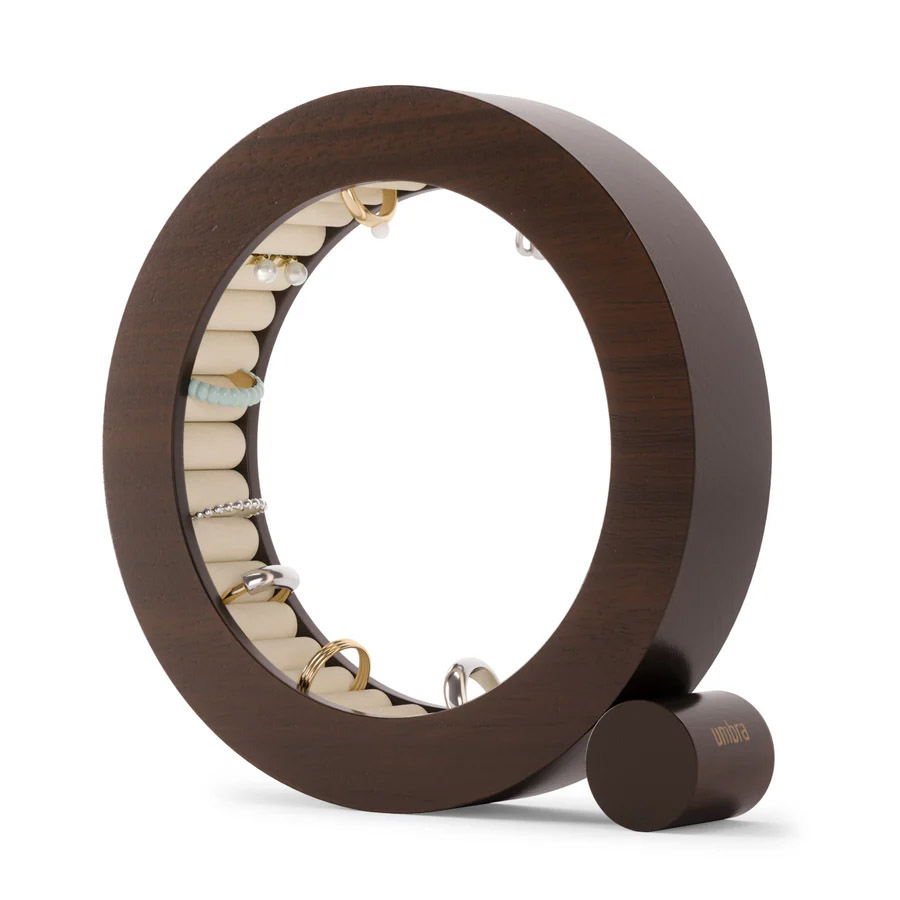 Umbra Ferris Ring Holder Walnut