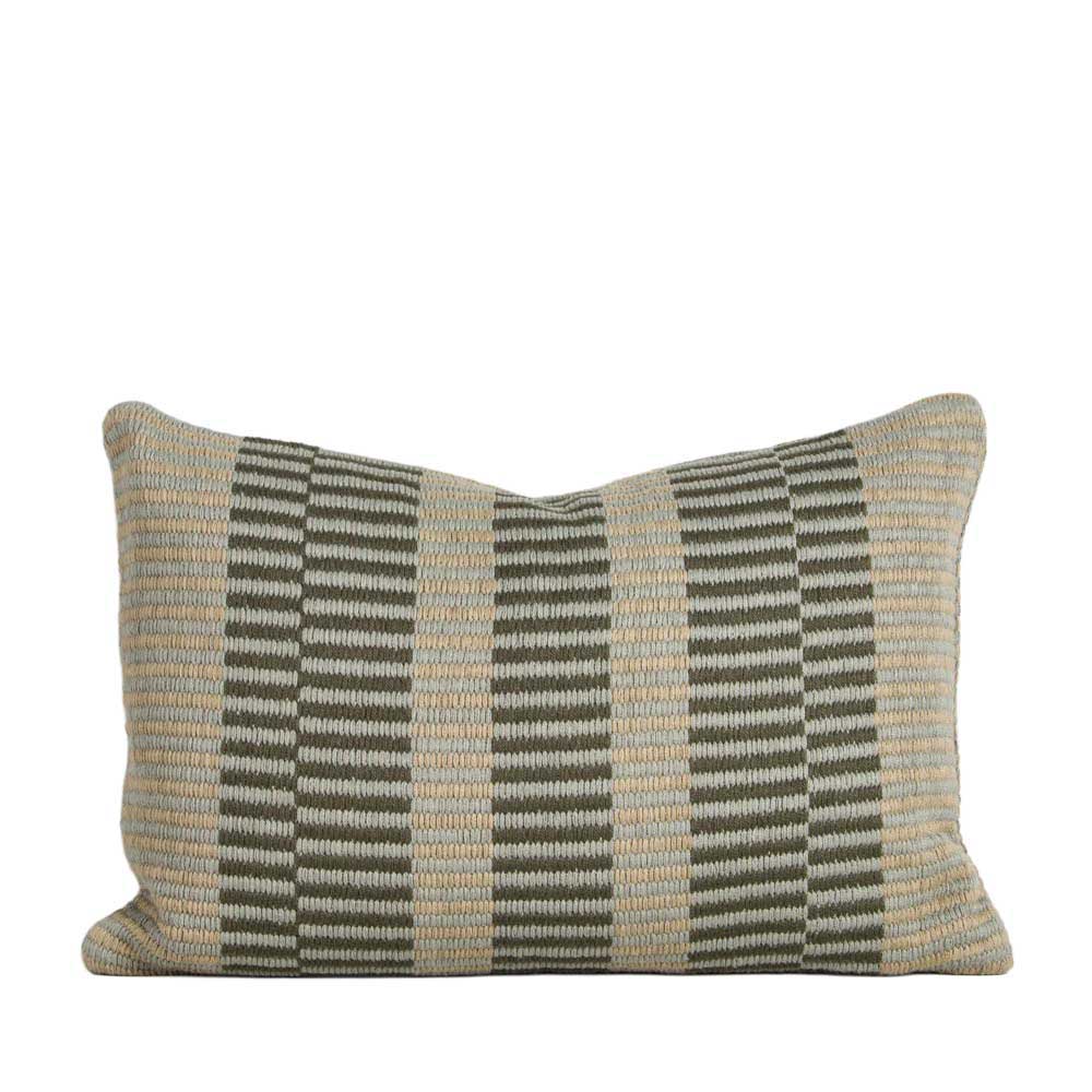 Baya Sol Cushion With Polyester Inner - Moss 40x60cm